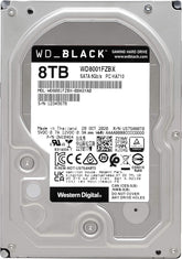 WD BLACK GAMING WD8001FZBX 8TB 3.5" 7200RPM 256MB Cache SATA HDD